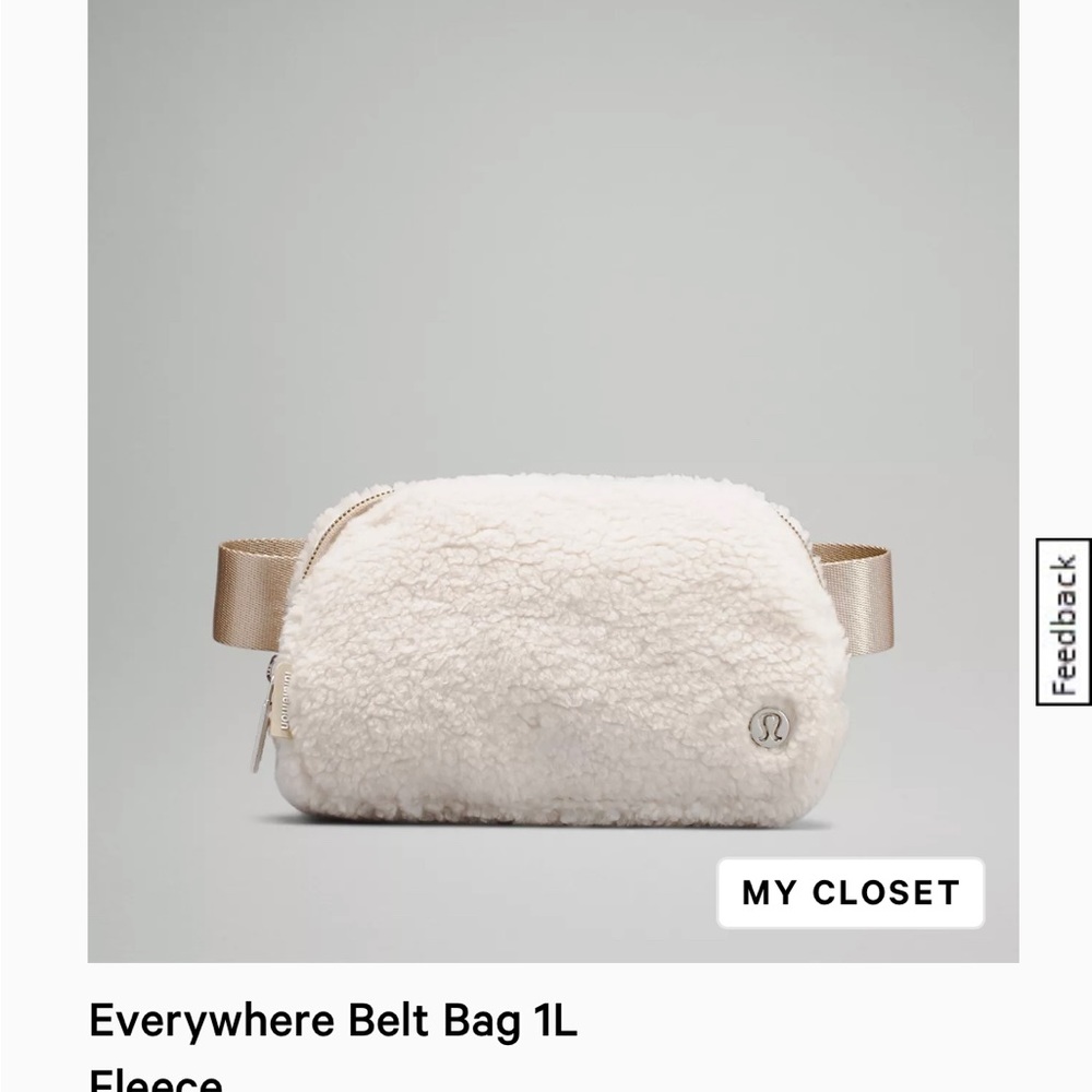 NWOT Lululemon everywhere fleece belt bag